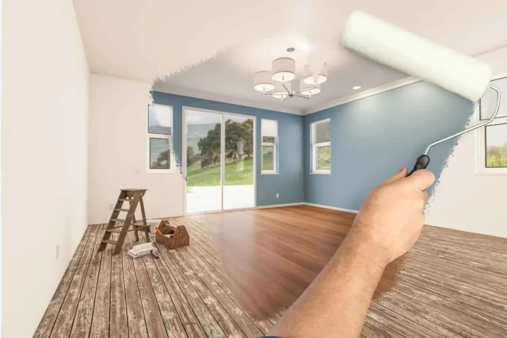 Interior Paint Rolling Image